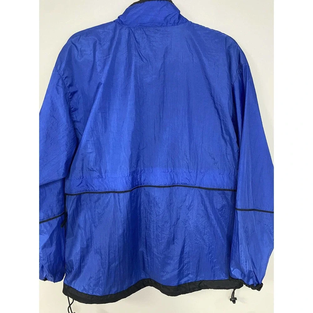Vintage‎ 90s MTA Pro Jacket Women’s Size Medium Blue Windbreaker